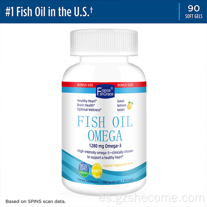 Suplemento de aceite de pescado Health Antioxidant Health Omega 3 Softgels